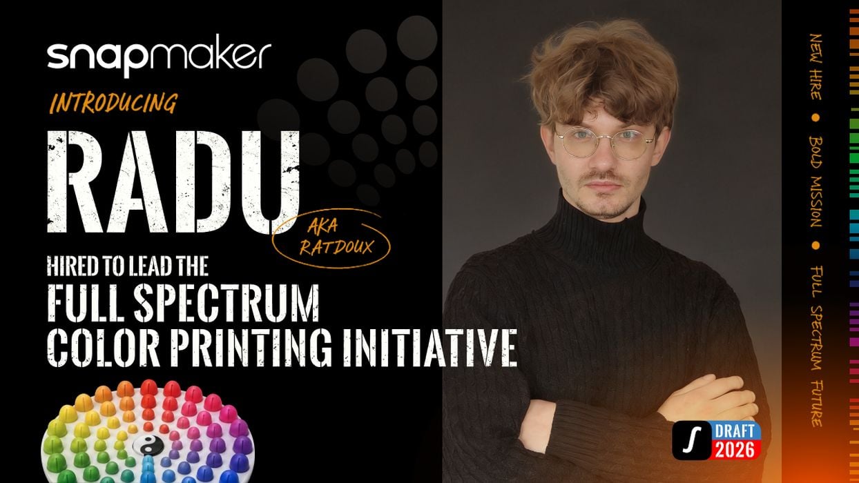Snapmaker, 'Full Spectrum Guy' ile Güçlerini Birleştirdi